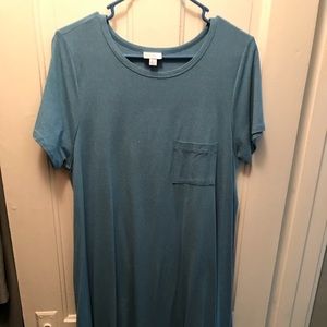 Blue size L carly Lularoe